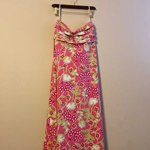 Lilly Pulitzer strapless dress size Medium